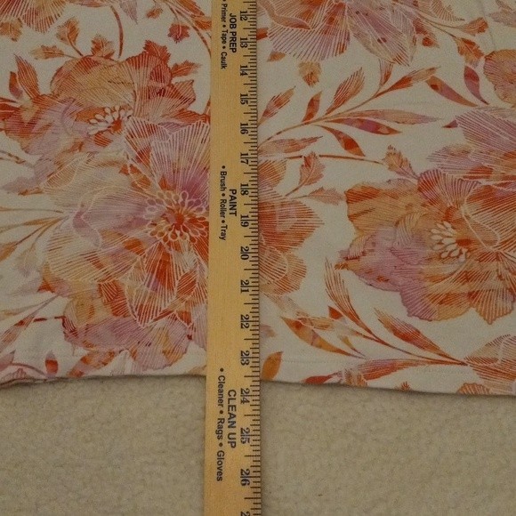 Croft & Barrow Classic Tee Size 3X Pullover Tshirt Bold Floral Print - Picture 5 of 7